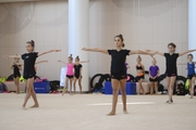 Gymnast during training at the Academy