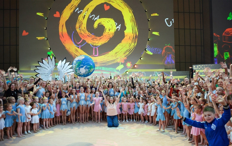 March 1, 2024. Olympic champion Alina Kabaeva during the rehearsal of the Alina festival closing ceremony at the Academy