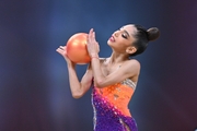 Selena Movsesyan during the ball exercise