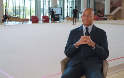 Honorary Consul of the Republic of the Congo in St. Petersburg Jocelyne-Patrick Mandzela talks about the importance of cooperation between the Academy and the Federation of Gymnastics of the Republic of Congo