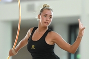 Maria Pobedushkina with a hoop