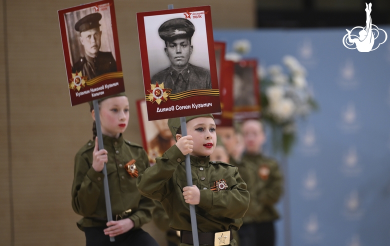 Номер «Вечный огонь» на гала-концерте, посвященном 80-летию Победы в Великой Отечественной войне