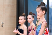 Young gymnasts during the Way to Victory tournament