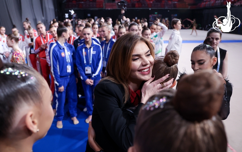 March 1, 2026. Olympic champion Alina Kabaeva at the Russian Championship in Moscow