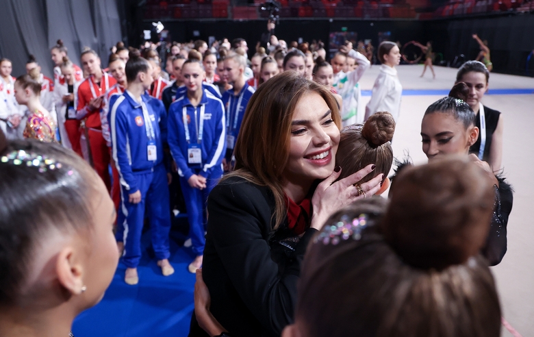 1 марта 2026 года. Олимпийская чемпионка Алина Кабаева на чемпионате России в Москве