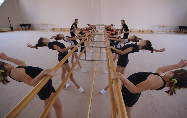 Choreography helps gymnasts develop coordination and movement purity