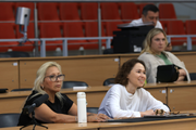 Судьи во время контрольной тренировки