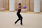 Ksenia Savinova during a training session at the Academy