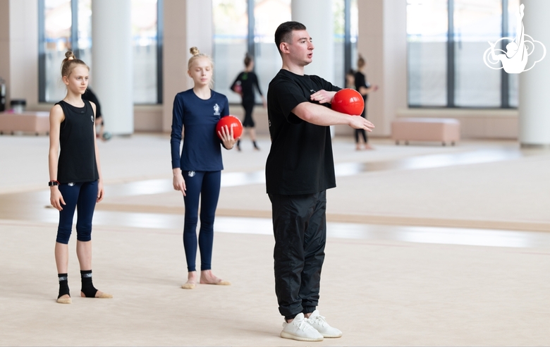 В Академии прошла тренировка с хореографом сборной России Кириллом Барканом