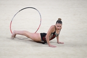 Agostina Vargas Re during the hoop exercise