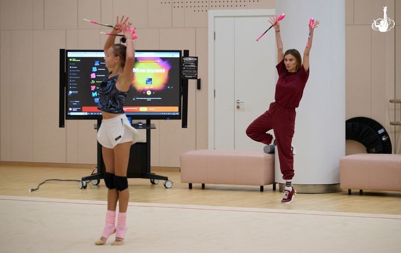 October 1, 2026. Olympic champion Alina Kabaeva during a training session at the Academy