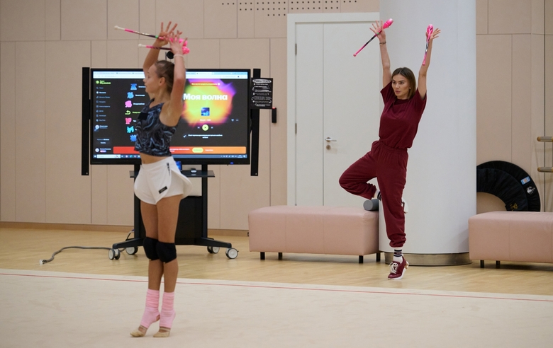 October 1, 2026. Olympic champion Alina Kabaeva during a training session at the Academy