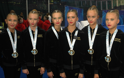 Nizhny Novgorod group exercise team gymnasts talk about preparation for the Sky Grace Tournament