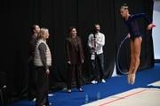 September 19, 2026. Olympic champion Alina Kabaeva with Varvara Toporova and her coaches