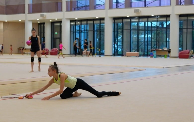 Continuation of the joint training of Olympic champion Alina Kabaeva, Academy coach Olga Minigalina and Yana Zaikina