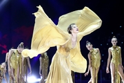 Evgenia Kanaeva during the performance at the gala show