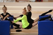 Kristina Voitenko, Olga Chernykh and Anna Vakulenko during training