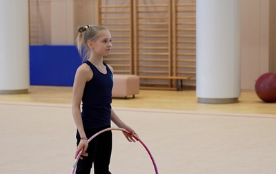 What words did the Olympic champion find for Eva Kononova at one of the training sessions at the Academy in February?