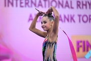 Sofia Ilteriakova after a ribbon exercise