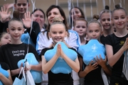 Training camp participants during the final concert