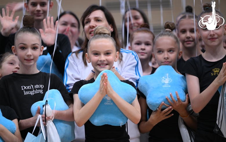 Training camp participants during the final concert