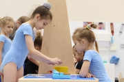 Preschooler’s lesson in the Academy classroom