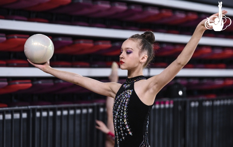 Miroslava Monina during the Russian championship