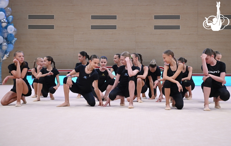 Participants of the training camp during their performance at the final concert