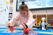 Preschooler’s lesson in the Academy classroom