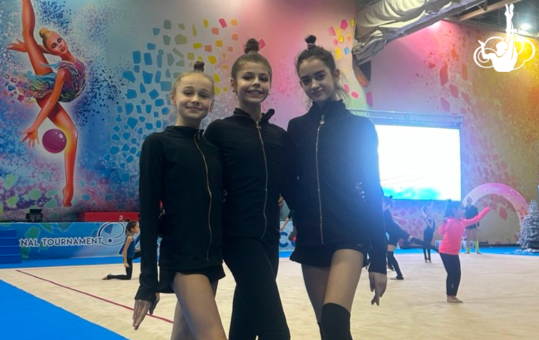 Sky Grace gymnasts hold first training in Spain ahead of the Winter Queen Cup tournament