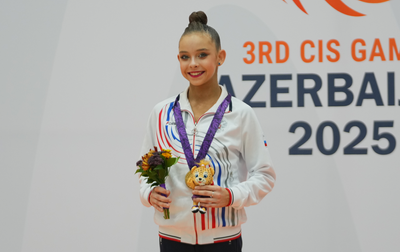 София Ильтерякова и сборная России в групповых упражнениях выиграли еще две медали в финалах III Игр стран СНГ