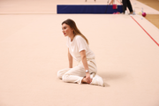 September 12, 2026. Olympic champion Alina Kabaeva during a training session in Novogorsk