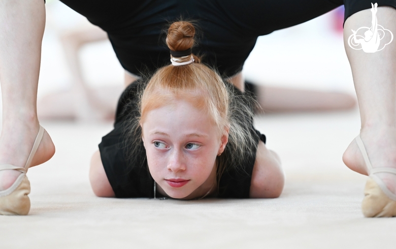 Olga Chernykh during training