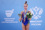 Ксения Савинова во время церемонии награждения