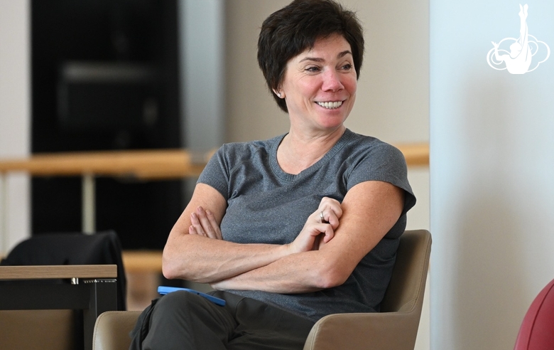 Хореограф фестиваля «Алина» Ирина Зеновка во время тренировки перед клубным чемпионатом мира AEON CUP