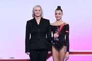 Russian National team Head coach Tatyana Sergaeva and Ulyana Janus