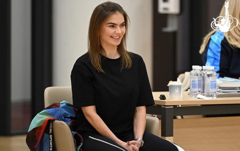 January 29, 2026. Olympic champion Alina Kabaeva during training at the Academy
