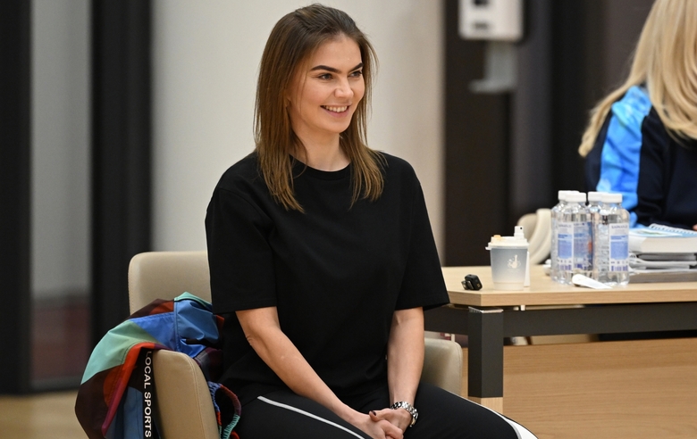 January 29, 2026. Olympic champion Alina Kabaeva during training at the Academy