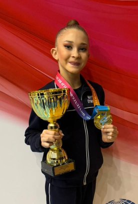 Karolina Pakhtusova is the all-around champion of the Montenegro Wild Beauty Cup international tournament