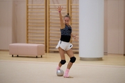 Yana Zaikina during a training session at the Academy