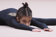 Young gymnast during the selection process