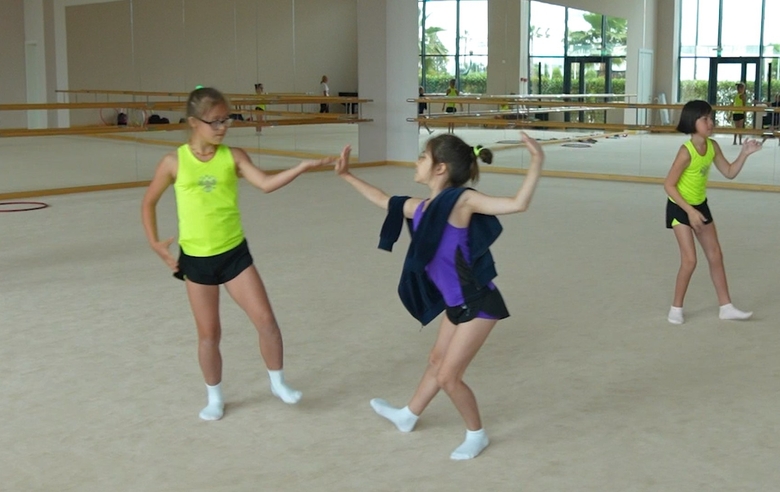 Children with special needs from Kazan practice choreography under the guidance of Ekaterina Belova