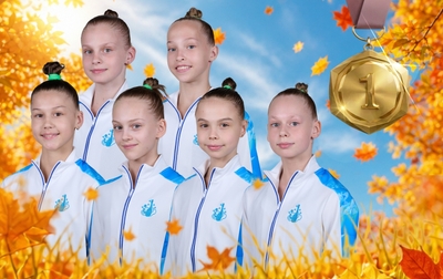 The Academy group team gymnasts have won the all-around title in the junior category at the third stage of the Cup of the Strongest