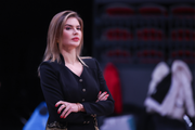 Olympic champion Alina Kabaeva during the Sky Grace Cup International Tournament and Beijing Top Open 2025