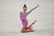 Nelli Saghatelyan during the ball exercise