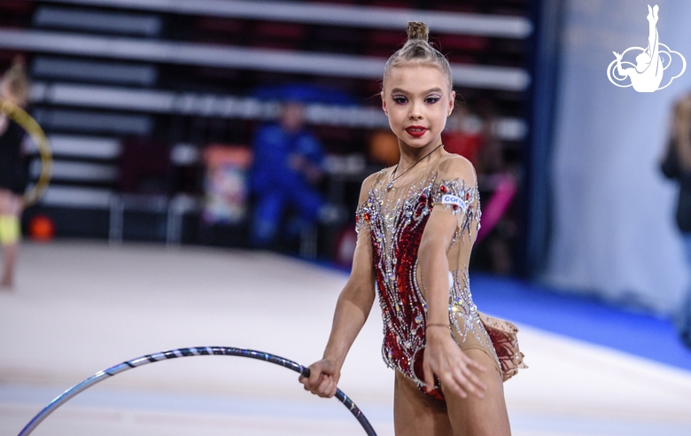 Elvira Belyaeva before the performance