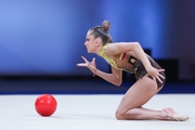 Jimena Dominguez during the ball exercise
