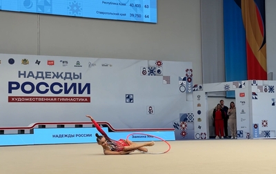 Поддержка за несколько минут до выхода на ковер особенно важна для гимнастки