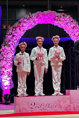 Ксения Савинова, Ульяна Янус и Мария Борисова — серебряные призеры AEON Cup в командном зачете