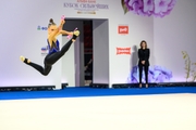 September 21, 2026. Olympic champion Alina Kabaeva during Ksenia Savinova’s performance at the third stage of the Cup of the Strongest